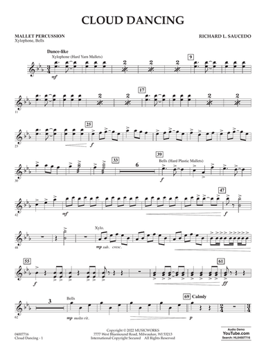 Cloud Dancing - Mallet Percussion