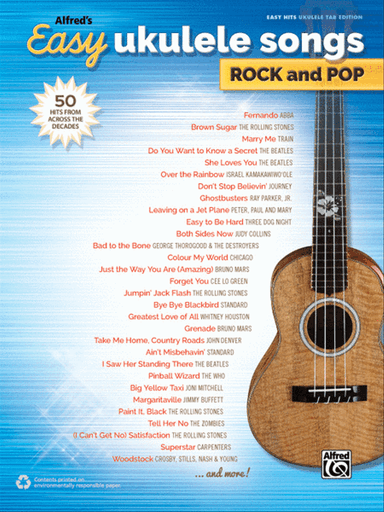 Alfred's Easy Ukulele Songs -- Rock & Pop