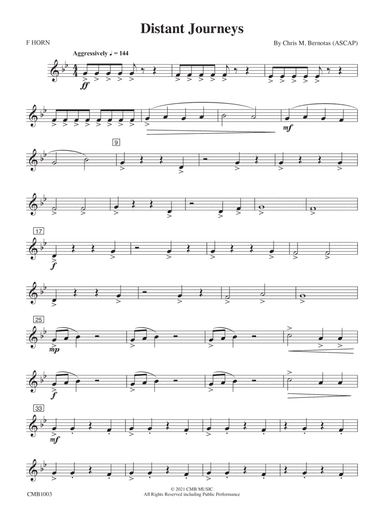 Distant Journeys: 1st F Horn