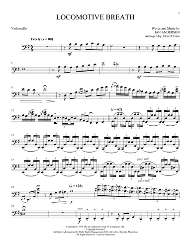 Loco (arr. John O'Hara) - Cello