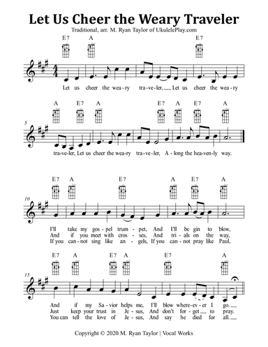 96 American Spirituals for Ukulele