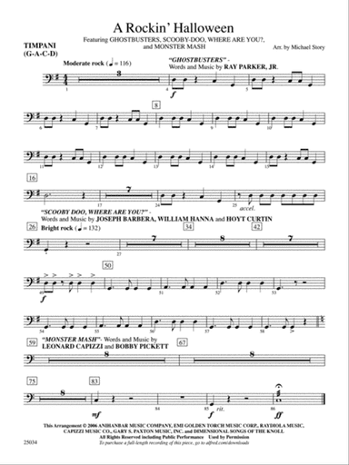 A Rockin' Halloween: Timpani