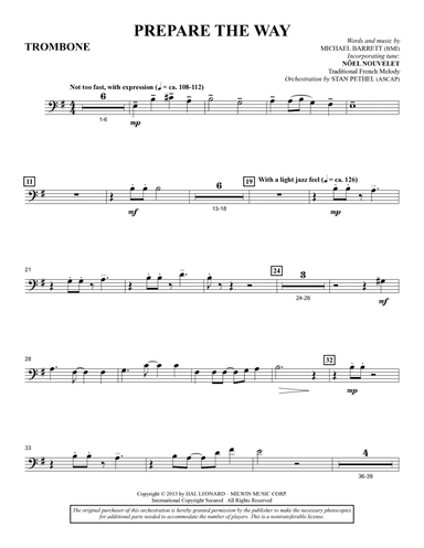 Prepare the Way - Trombone