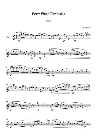 Four Flute Fantasies