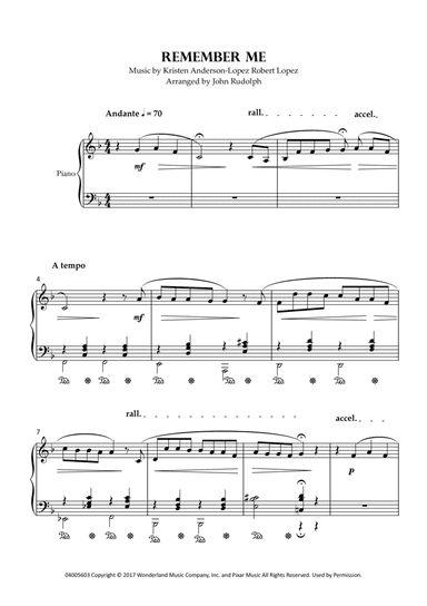 Remember Me (lullaby)