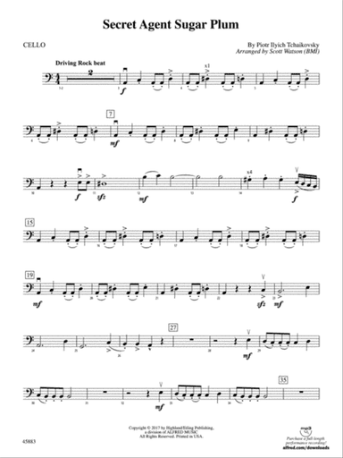 Secret Agent Sugar Plum: Cello