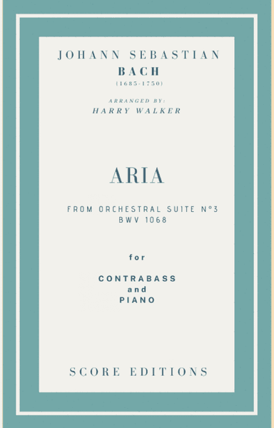 Bach Air from Suite No.3 (for Contrabass and Piano)