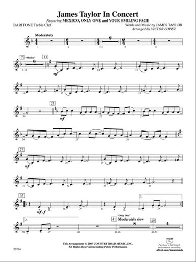 James Taylor in Concert: Baritone T.C.