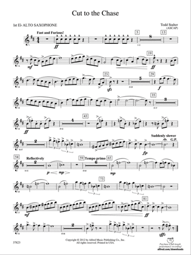 Cut to the Chase: E-flat Alto Saxophone