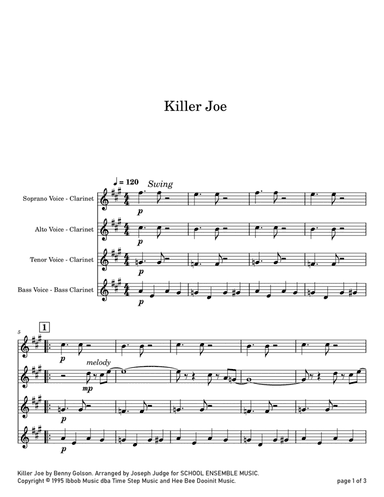 Cool Joe, Mean Joe (Killer Joe)