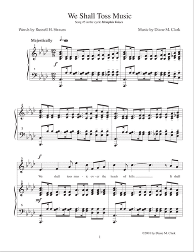 We Shall Toss Music (A-flat Major)