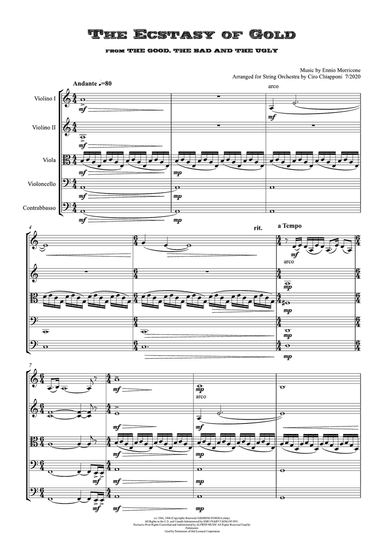 The Ecstasy Of Gold from THE GOOD, THE BAD AND THE UGLY