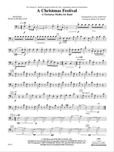 A Christmas Festival: (wp) B-flat Tuba B.C.
