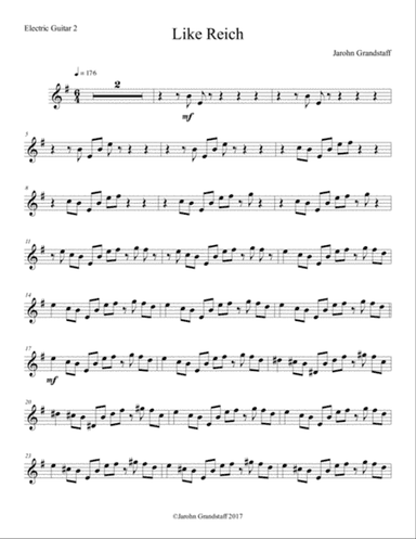 Like Reich (Electric Guitar 2)