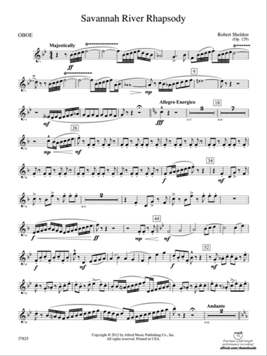 Savannah River Rhapsody: Oboe