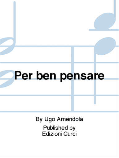 Per ben pensare