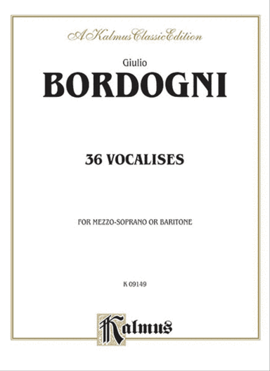 Thirty-six Vocalises in Modern Style (Spicker)