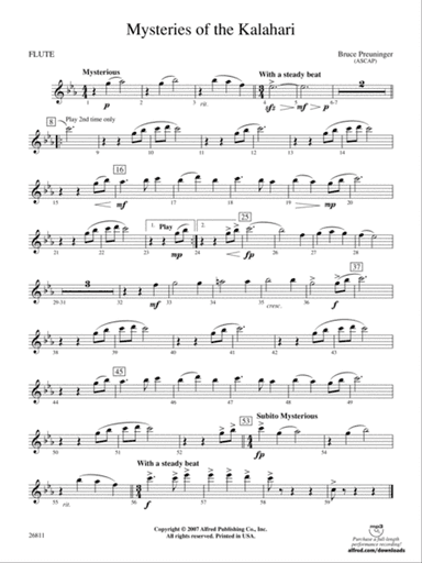 Mysteries of the Kalahari: Flute