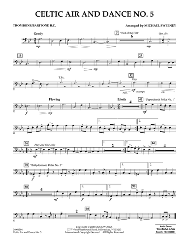 Celtic Air and Dance No. 5 - Trombone/Baritone B.C.