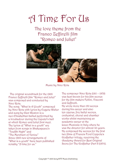 A Time For Us (love Theme)