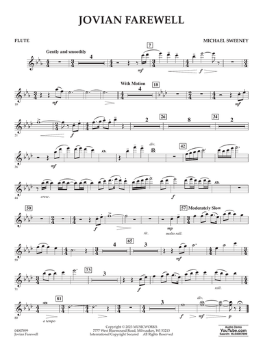 Jovian Farewell - Flute