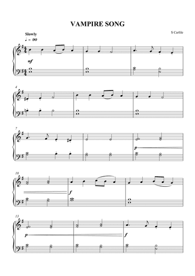 Vampire Song