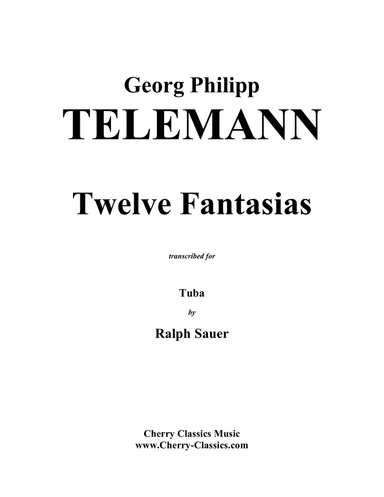 Twelve Fantasias for Tuba
