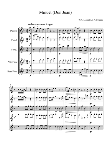 Minuet from Don Juan