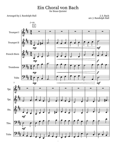 Ein Choral von Bach