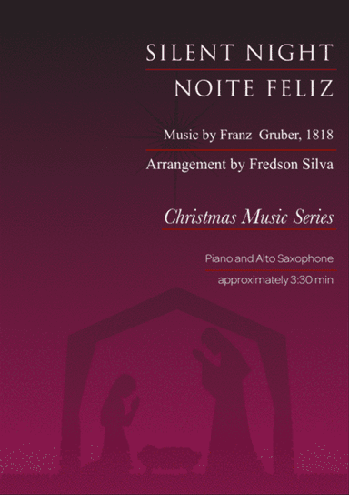 Silent Night for Piano and Alto Saxophone