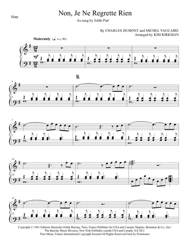 Non, Je Ne Regrette Rien