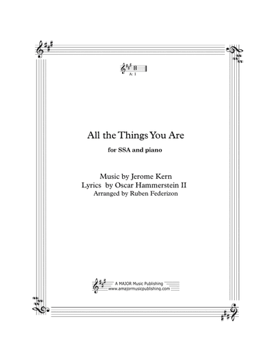 All The Things You Are
