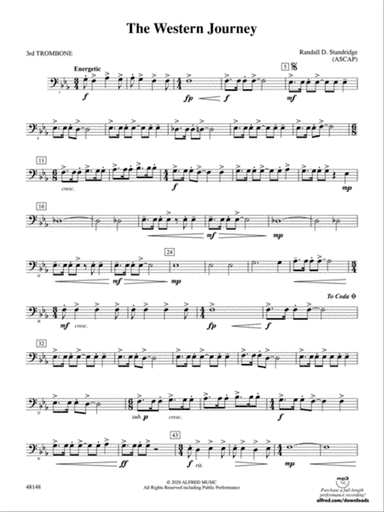 The Western Journey: 3rd Trombone