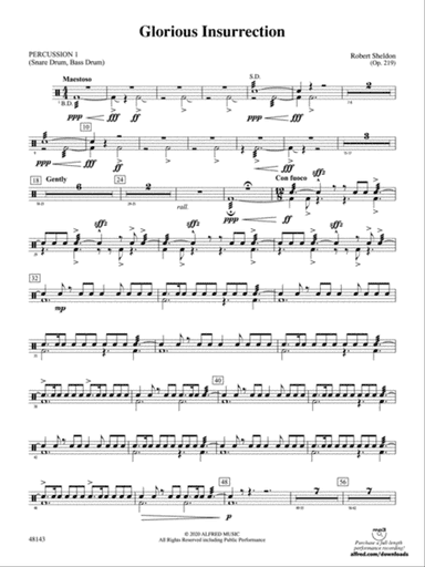 Glorious Insurrection: 1st Percussion