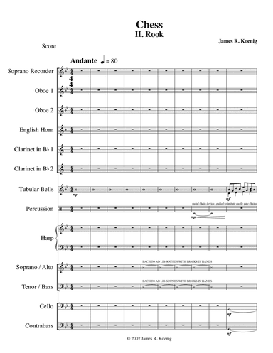 Chess Symphony, Movement II. Rook