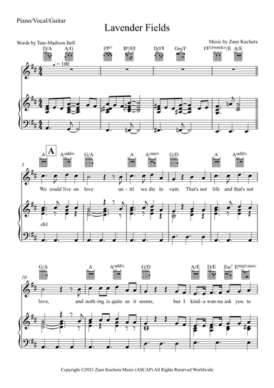 Lavender Fields (A Skeptic's Love Song)