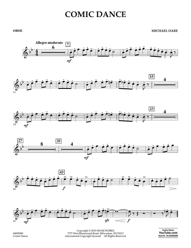 Comic Dance - Oboe