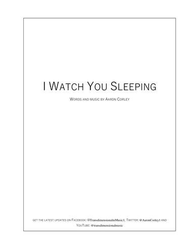 I Watch You Sleeping