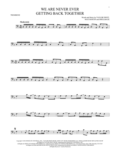 We Are Never Ever Getting Back Together