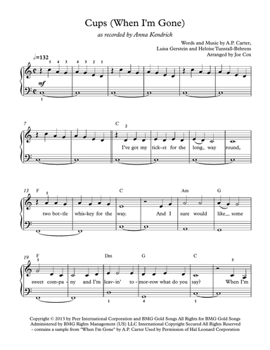 Cups (When I'm Gone)