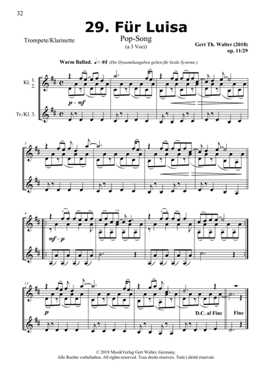 For Luisa (from Brass Pop Romanticists)