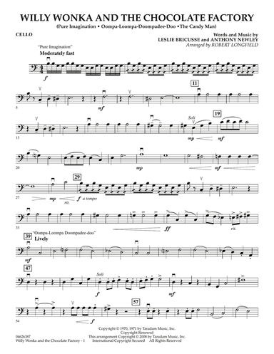 Willy Wonka And The Chocolate Factory (Medley) - Cello