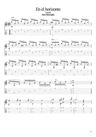 En el horizonte (Argentine Folk)