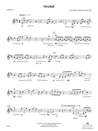 Orchid: 1st Violin