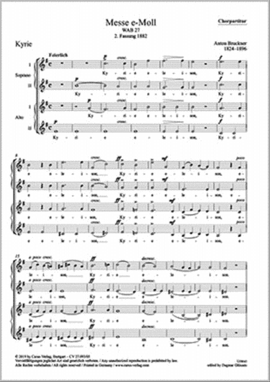 Mass in E minor (Messe in e)