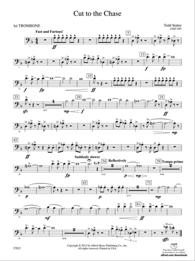 Cut to the Chase: 1st Trombone