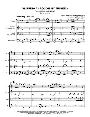 Slipping Through My Fingers