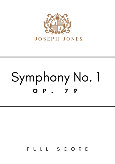 Symphony No. 1, Op. 79 - Score Only