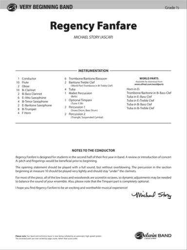 Regency Fanfare: Score