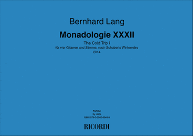 Monadologie XXXII ‐ The Cold Trip I